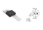 IRLZ44N MOSFET andmelehel, vooluring, samaväärne, pinout